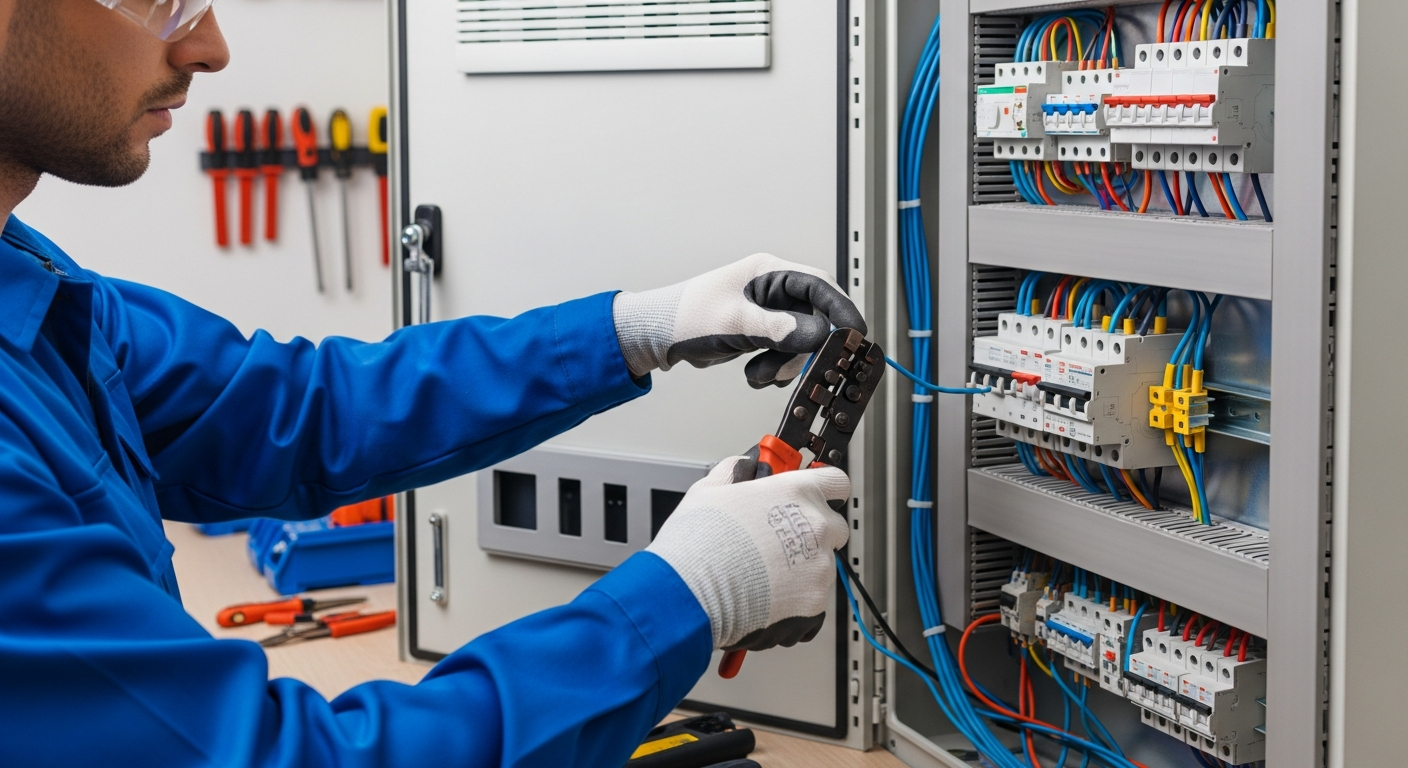 Elektroinstallation im Wohngebäude – Leitungen verlegen und Sicherungstechnik